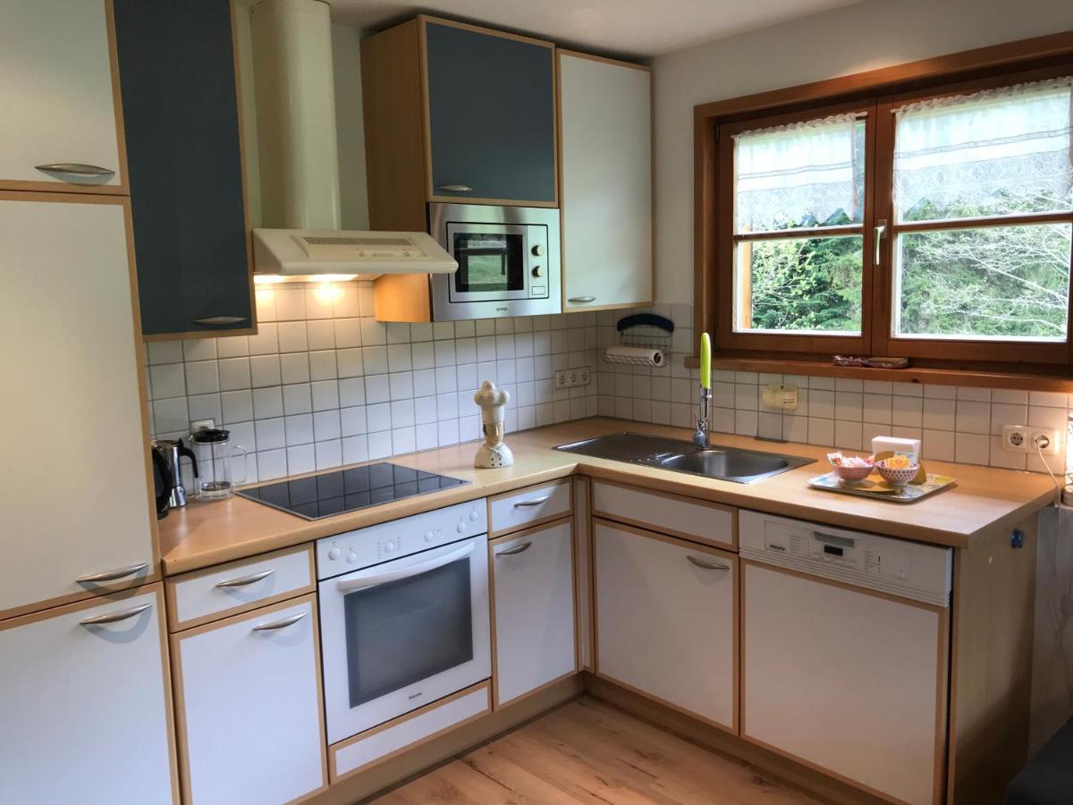 Ferienwohnung Morgentau Am Rande Der Wildnis Sibratsgfäll Buitenkant foto