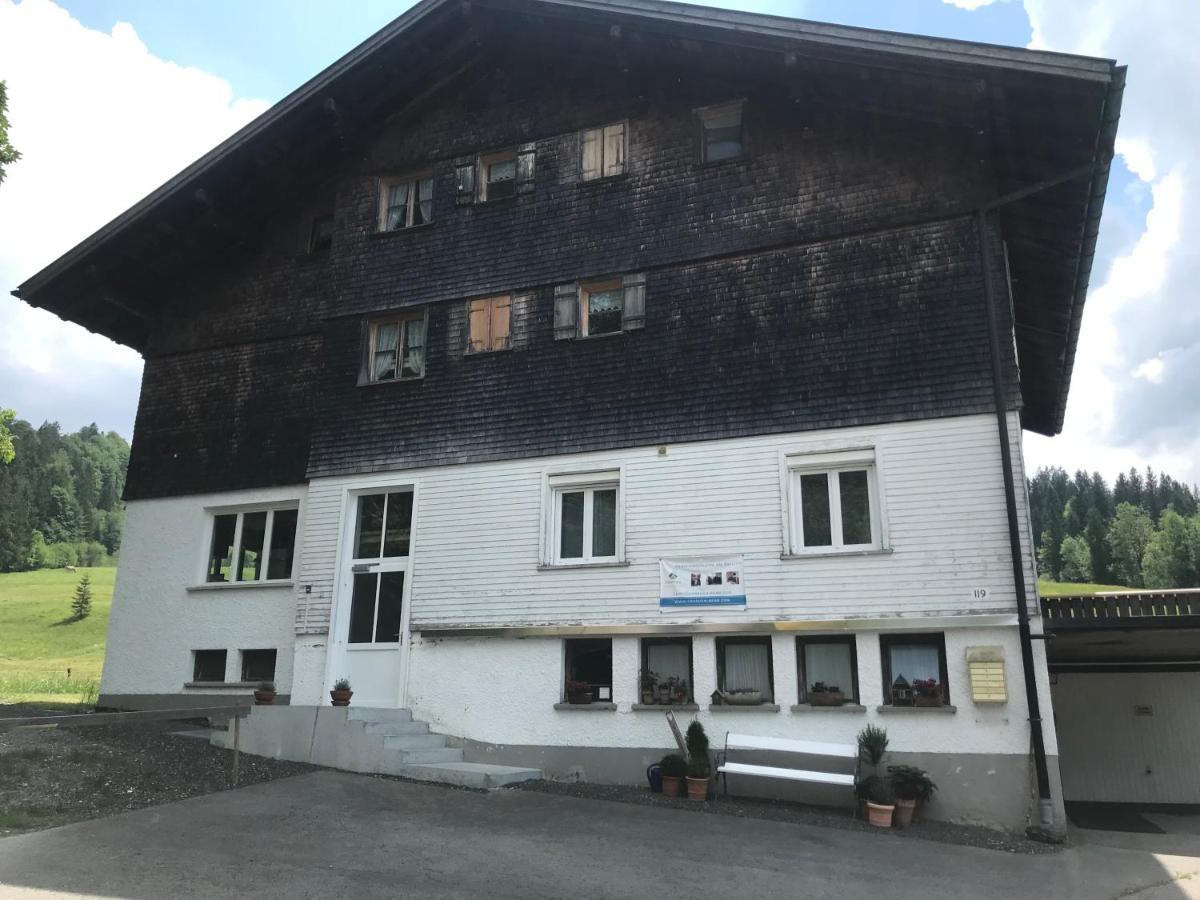 Ferienwohnung Morgentau Am Rande Der Wildnis Sibratsgfäll Buitenkant foto
