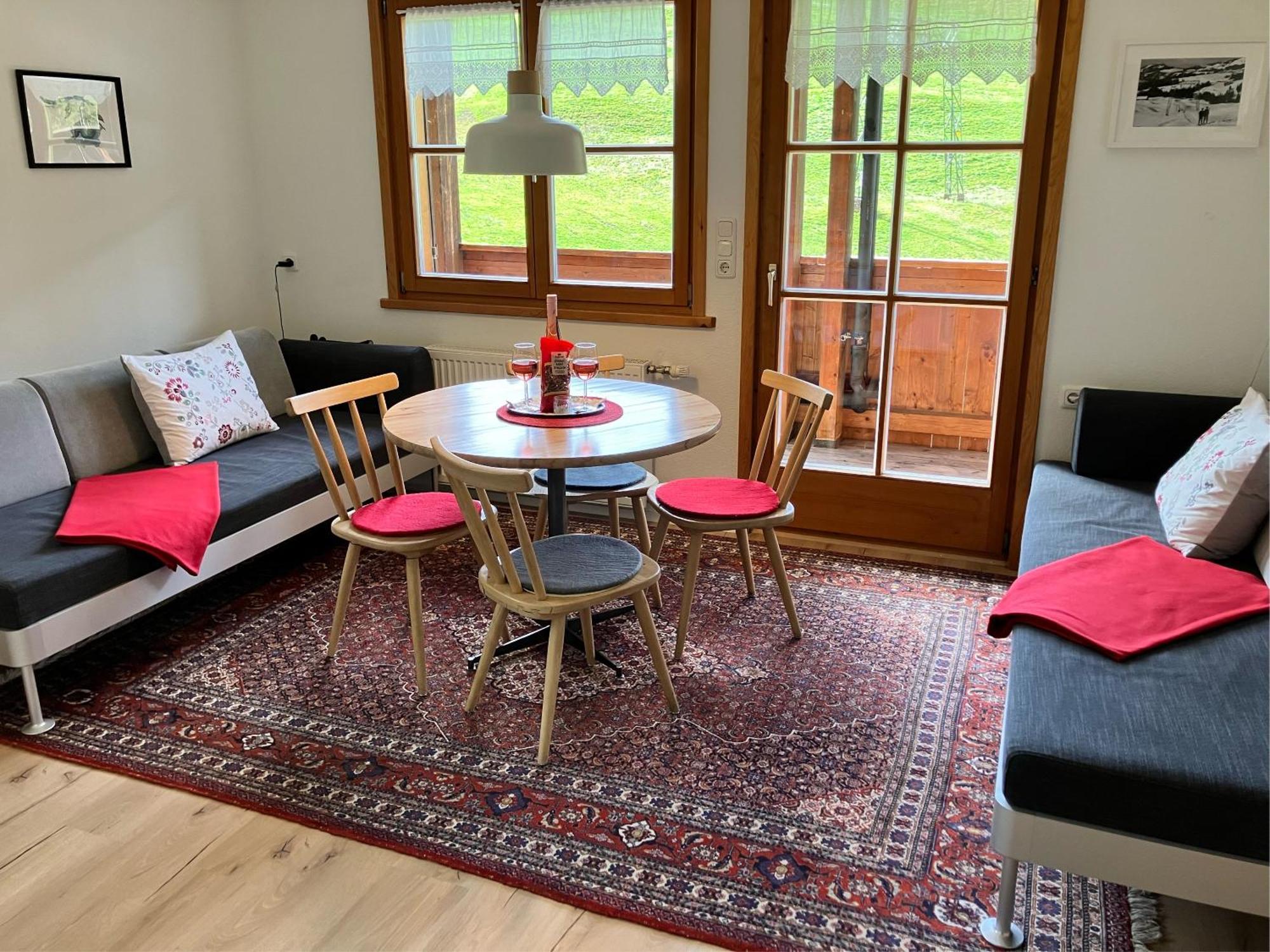 Ferienwohnung Morgentau Am Rande Der Wildnis Sibratsgfäll Buitenkant foto